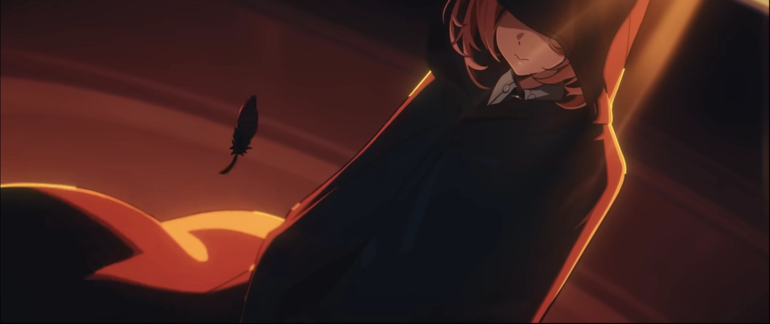 Загадочная девушка в плаще